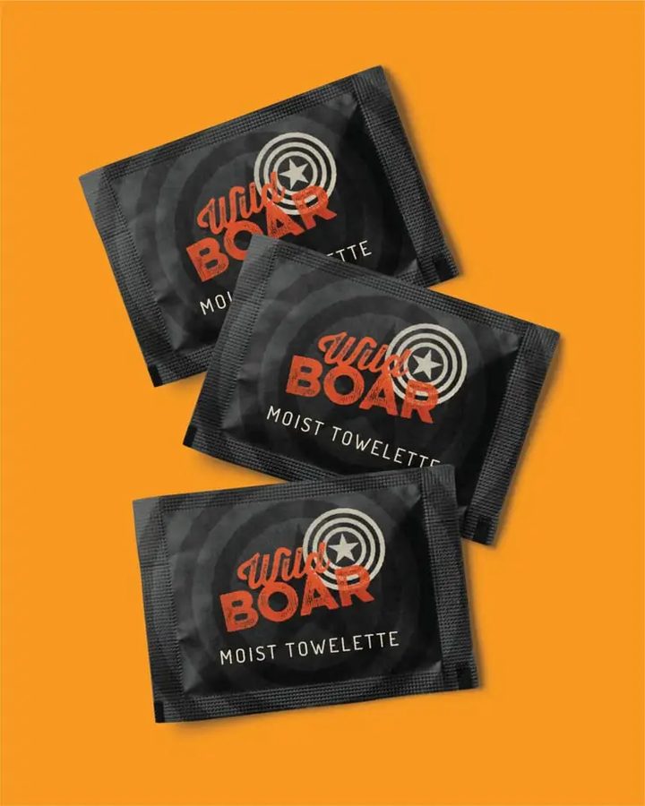 Logo baskılı ıslak mendil